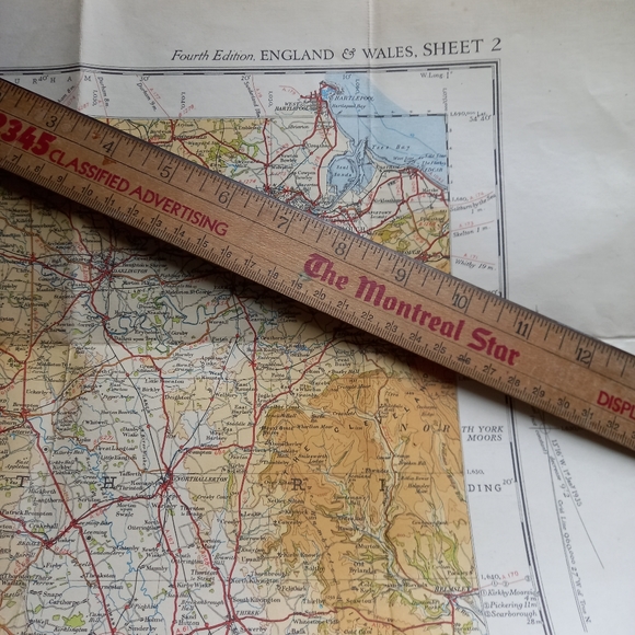 Old Ordnance Survey map Quarter inch maps sheet 1 and 2 - Picture 8 of 8
